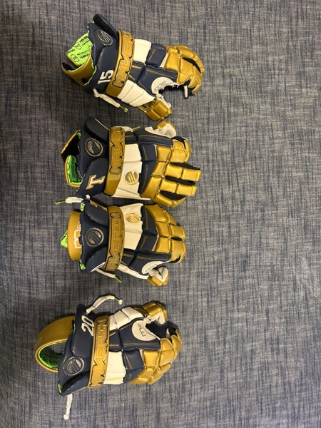 Two Pairs of Maverik M3 Lacrosse Gloves 13" (Used)