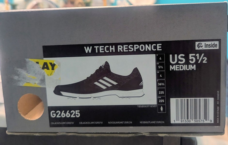 Women's Size M 4.5 (W 5.5) Adidas Golf Shoes (New) W Tech Response