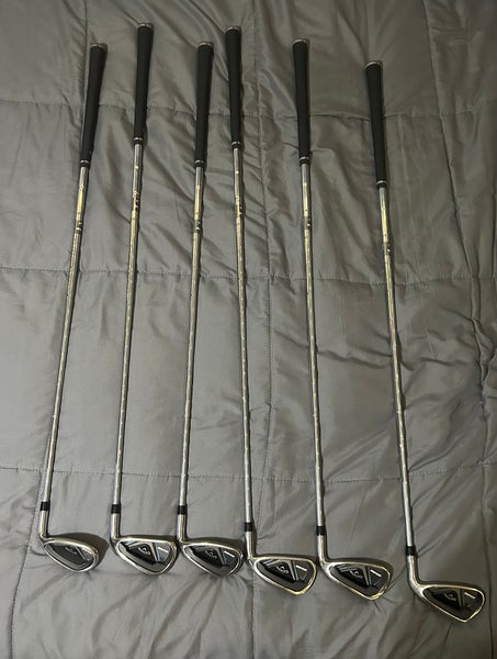 Men's Callaway Edge Right Handed Iron Set (6 Clubs) #6 - #9, PW, GW (Used)