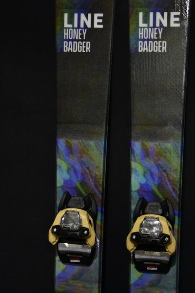 NEW LINE HONEY BADGER 92 SKIS SIZE 155 CM WITH MARKER BINDINGS $850 ...