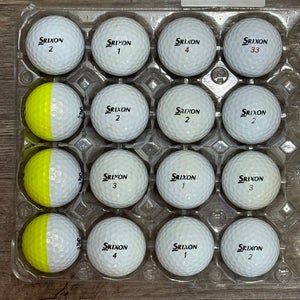 16 Srixon Z-Star / Z-Star Diamond / Z-Star XV Golf Balls - 4A Near-Mint