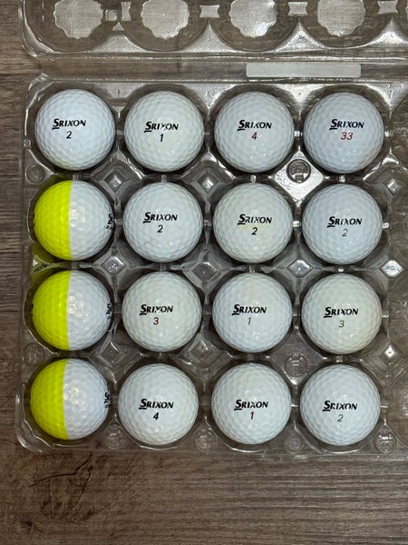 16 Srixon Z-Star / Z-Star Diamond / Z-Star XV Golf Balls - 4A Near-Mint