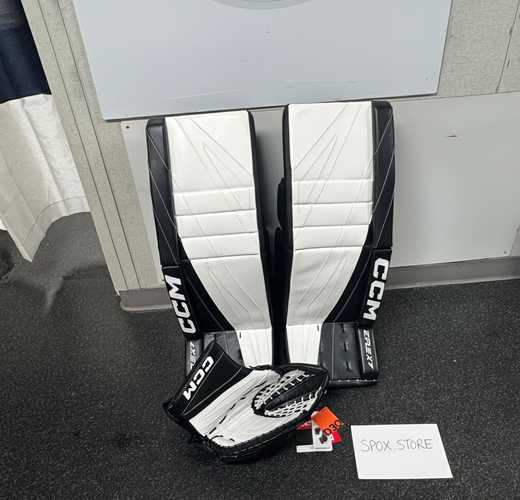 34+1 CCM Eflex 7 Regular Goalie Pads & Glove (New) (READ DESCRIPTION)