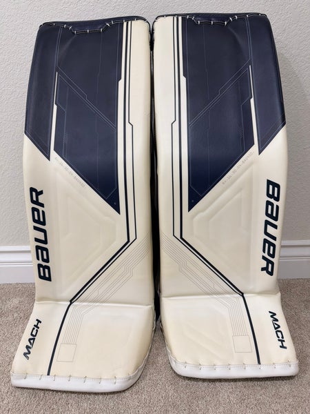 Large Bauer Mach Goalie Leg Pads Pro Stock (New)