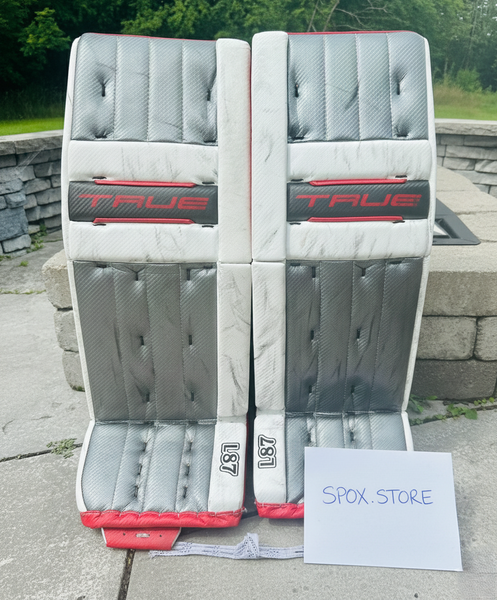 True L87 Senior Goalie Leg Pads – 33" +1 | Red | Custom Performance (READ DESCRIPTION)