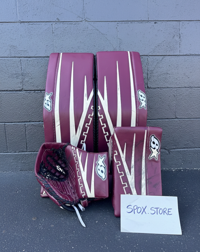 Used Brian's Optik 3 Goalie Full Set – 35+1" | Full Right | Arizona Coyotes Red (READ DESCRIPTION)