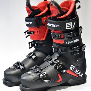 SALOMON S/MAX 100 SKI BOOTS MEN SIZE 25.5/7.5 WOMEN SIZE 8.5