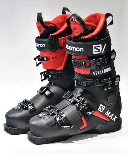 SALOMON S/MAX 100 SKI BOOTS MEN SIZE 25.5/7.5 WOMEN SIZE 8.5