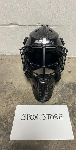 Bauer NME 10 FT2 Senior Goalie Mask – Carbon Fiber Power! (READ DESCRIPTION)