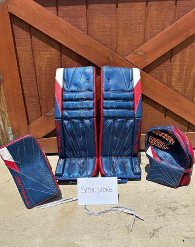 Senior True Catalyst PX3 Goalie Full Set – 32" Regular | Pro Stock Blue (READ DESCRIPTION)
