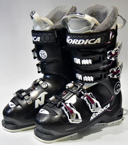 NORDICA SPEEDMACHINE 75W SKI BOOTS WOMEN SIZE 26.5/8.5