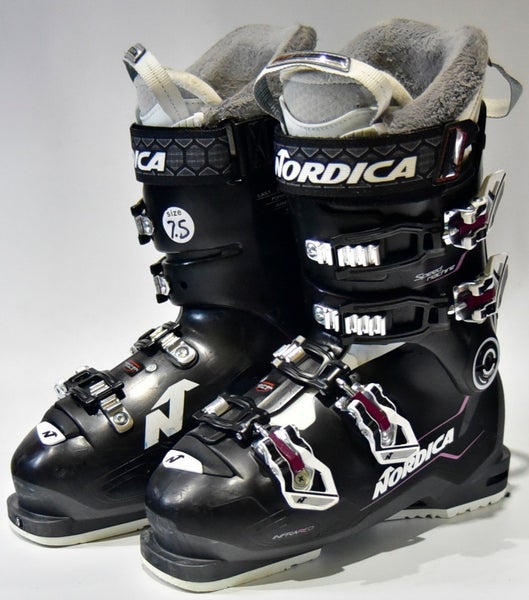 NORDICA SPEEDMACHINE 75W SKI BOOTS WOMEN SIZE 26.5/8.5