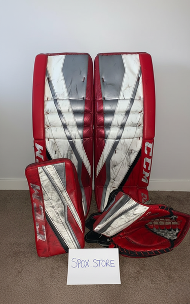 CCM Extreme Flex III Pro Senior Goalie Set – 34" | Pro Stock (READ DESCRIPTION)