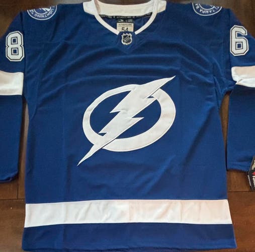 Tampa Bay Lighting Nikita Kucherov #86 Jersey Adult XL  (54) NWT
