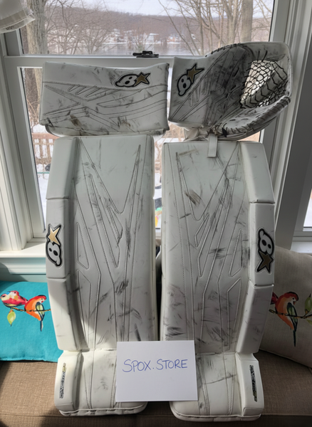 White Senior 33" Brian's G-Netik 8.0 Goalie Full Set – Game-Ready (READ DESCRIPTION)