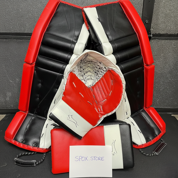 2021 Kenesky Pads & Passau Gloves Goalie Set – Senior Pro Stock | Black (READ DESCRIPTION)