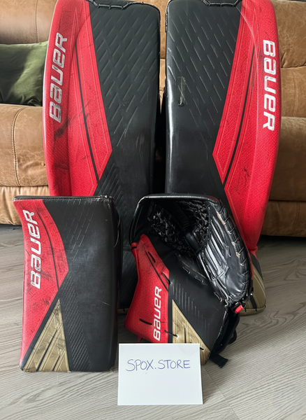 TGN Bauer Ultrasonic Goalie Full Set – Senior Large | Hot Rebounds! (READ DESCRIPTION)
