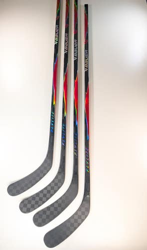 (4-pack) New Senior Red RH Bauer Vapor Flylite, 77 Flex, P92