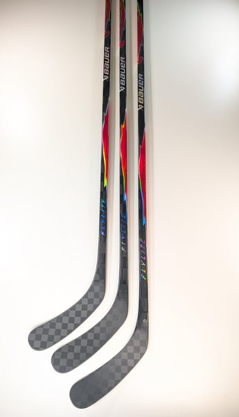 (3-pack) New Senior Red RH Bauer Vapor Flylite, 77 Flex, P92