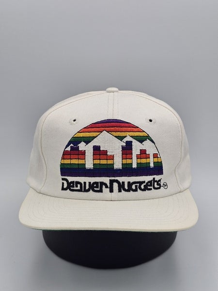 Vintage Denver Nuggets NBA Sports 1990s Twins Big Logo Hat Cap Vtg Snapback