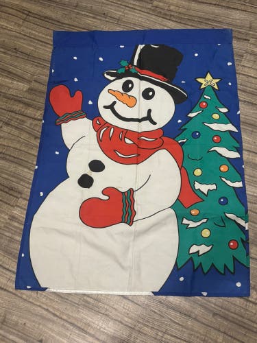 Frosty The Snowman Christmas Flag
