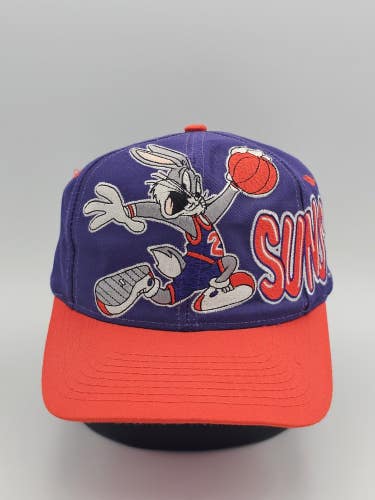 Vintage Phoenix Suns Bugs Bunny Looney Tunes Sample Big Logo Promo Hat Snapback