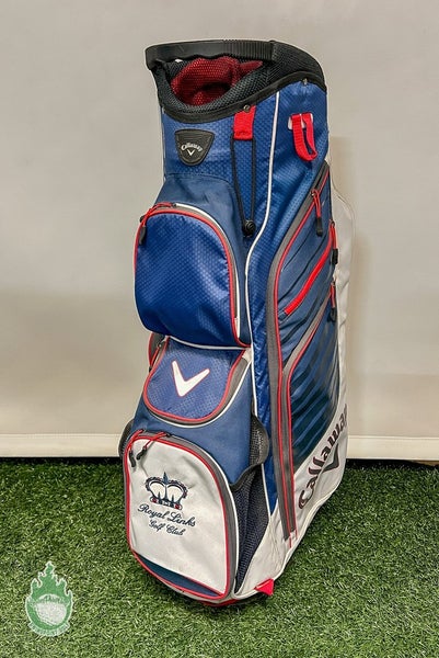 Callaway CHEV ORG 14 Way Golf Cart Carry Bag Red/White/Blue Royal Links GC