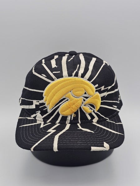Vintage Iowa Hawkeyes Starter Collision 100% Wool NCAA Sports Hat Vtg Snapback