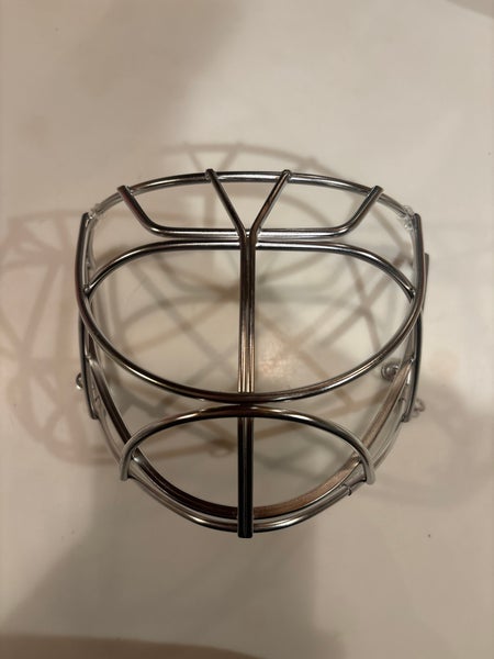 CCM NHL PRO STOCK Chrome Cat Eye Goalie Cage
