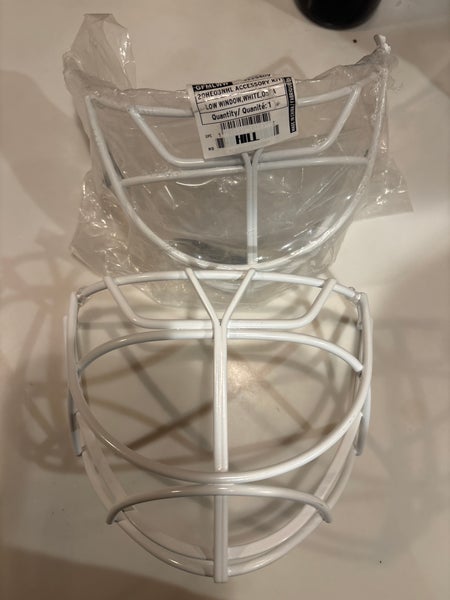 CCM NHL PRO STOCK White Cat Eye Goalie Cage