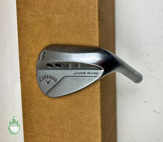 Right Handed Tour Issue Callaway Jaws Raw X Grind Wedge 60*-12 Head Only Golf