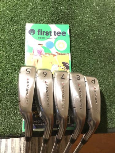 Adams Idea A2 Irons Set (5-PW, No 9 Iron) Stiff Players Lite Steel Shafts