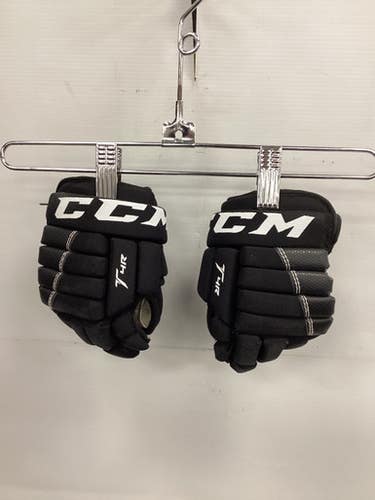 Used CCM T4R Youth Gloves Black 8" 11851-S000040827