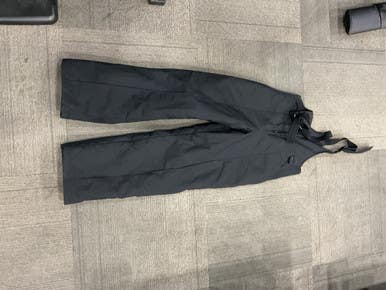 Used FREEZE WEAR YOUTH Snow Bibs Y Black LG 11614-S000226311
