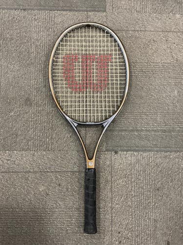 Used Wilson TITANIUM STRETCH Adult Tennis Racquet Grey 4 3/8" 11614-S000226276