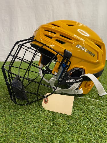 Yellow Medium Bauer Re-Akt 155 Helmet (New)