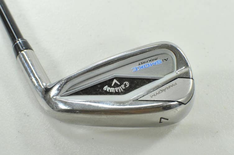 Callaway Paradym Ai Smoke MAX Fast Single 7 Iron Senior Flex RH Graphite #207038