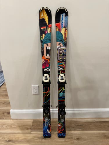 Kid's All Mountain 120 cm Atomic Rascal Skis With Bindings (Used)