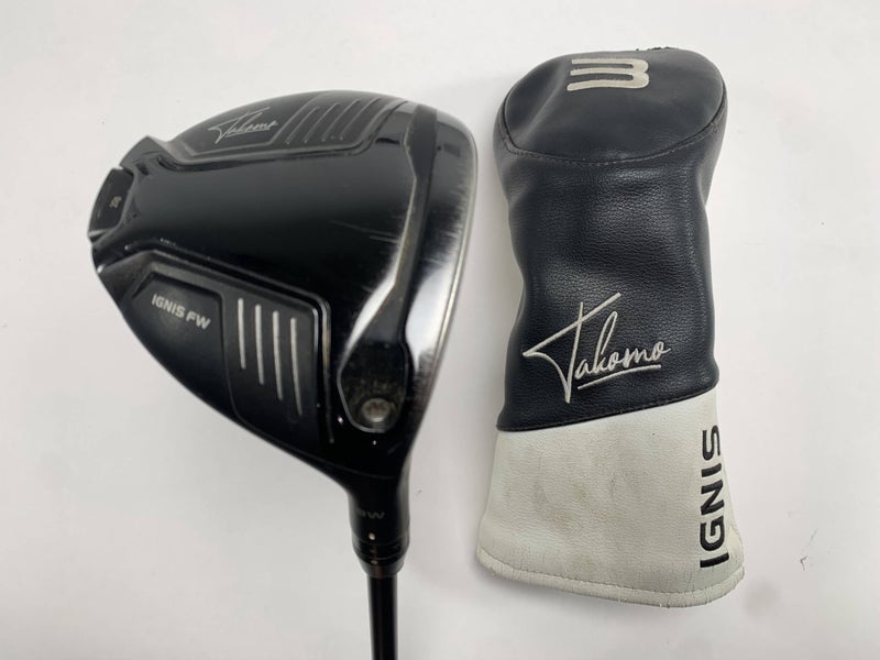 Takomo Ignis 3 Fairway Wood 15* Drago 65 Three Regular Graphite Mens RH HC