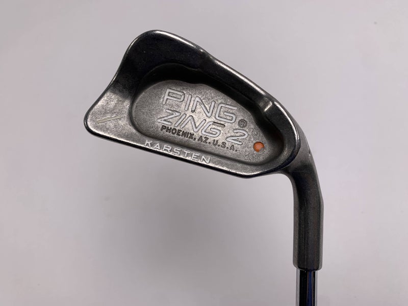 Ping Zing 2 Single 1 Iron Orange Dot 2* Flat Karsten JZ Stiff Steel Mens RH