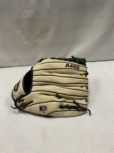 Used Wilson A450 BB/SB Glove LH Throw Tan 12" 11490-S000267397