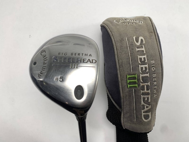 Callaway Steelhead III 5 Fairway Wood 18* System III Regular Graphite Mens RH HC