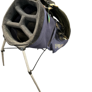 Used Ping 4 WAY STAND BAG Mens Stand Bag Navy Blue 11682-S000124188