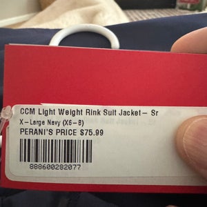 Blue Men's XL CCM Jacket (New)