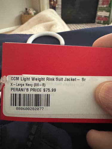 Blue Men's XL CCM Jacket (New)