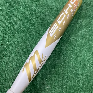 White 2023 Marucci Echo Connect DMND Hybrid Bat (-10) Hybrid 23 oz 33" (Used)