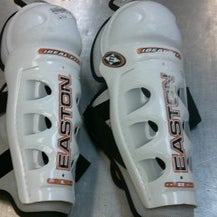 Used Easton SYNERGY 300 Senior Shin Guards White 12" 11339-S000196900