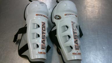 Used Easton SYNERGY 300 Senior Shin Guards White 12" 11339-S000196900
