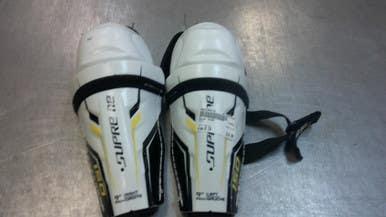 Used Bauer S150 Youth Shin Guards White 9" 11339-S000196876