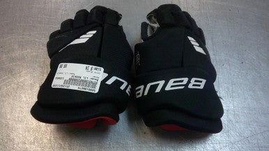 Used Bauer LIL ROOKIE Youth Gloves Black 9" 11339-S000196874